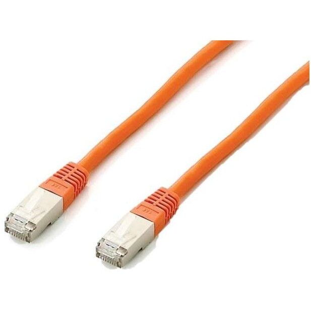 Cablu Retea Cat6A  S/FTP 2xRJ45 15.00m orange Plat.LSZH Polybeutel