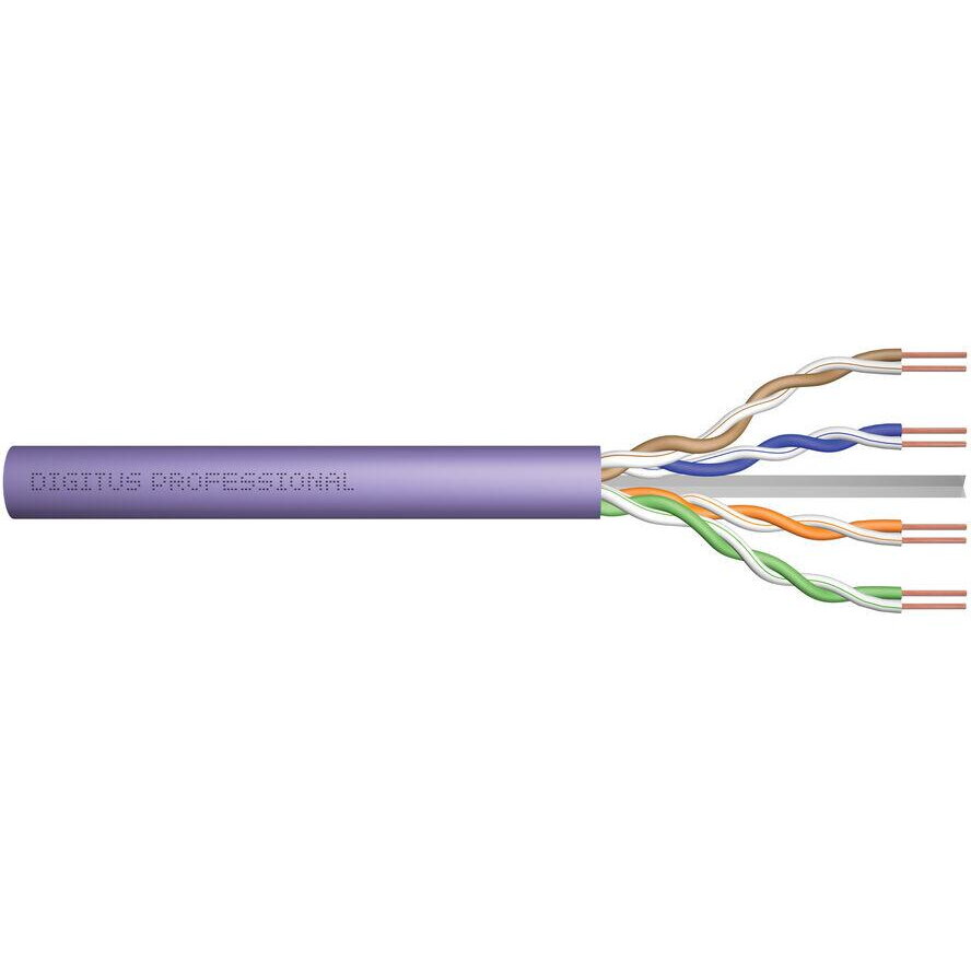 Cablu Retea Instal-kab Cat6  U/UTP  tw.Pair 305m violett