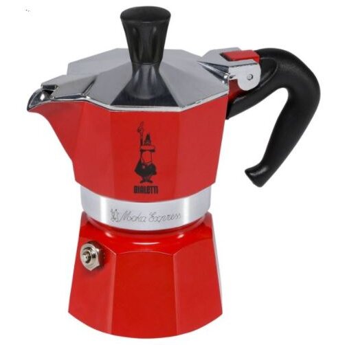 Cafetiera Moka Express 1TZ rossa