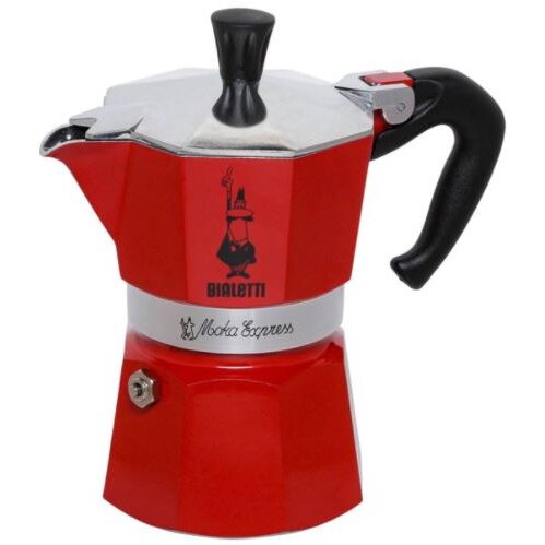 Cafetiera Moka Express 3TZ rossa