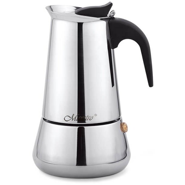 Cafetiera MR-1660-4, 200 ml, 4 cesti, Argintiu