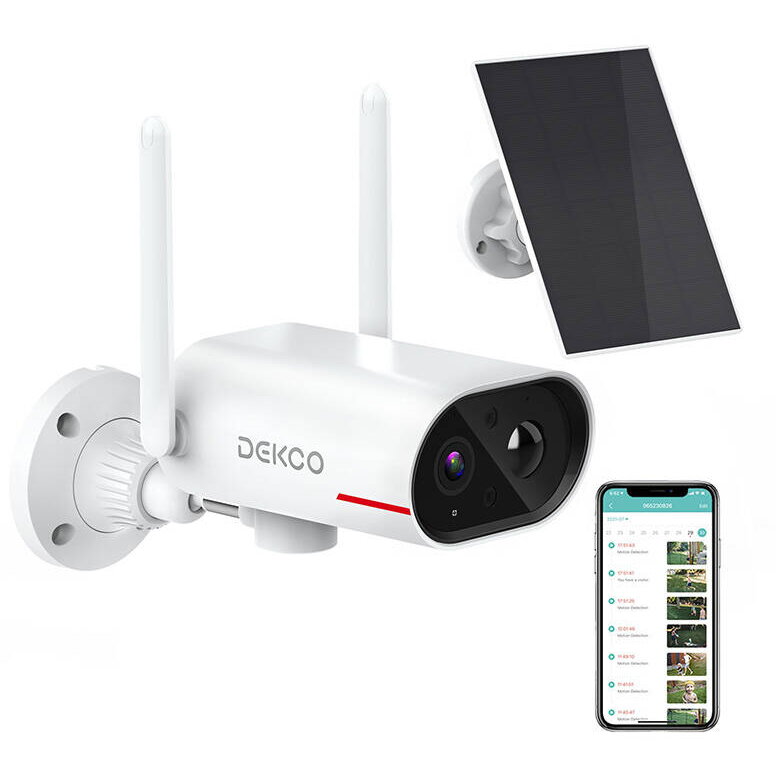 Cameră IP de exterior cu panou solar DC8L