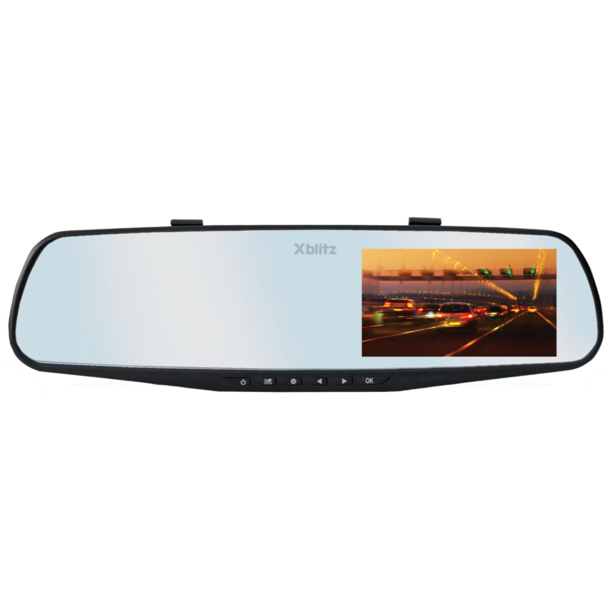 Camera Auto DVR Mirror, Full HD, 4.3  , 140 grade, negru