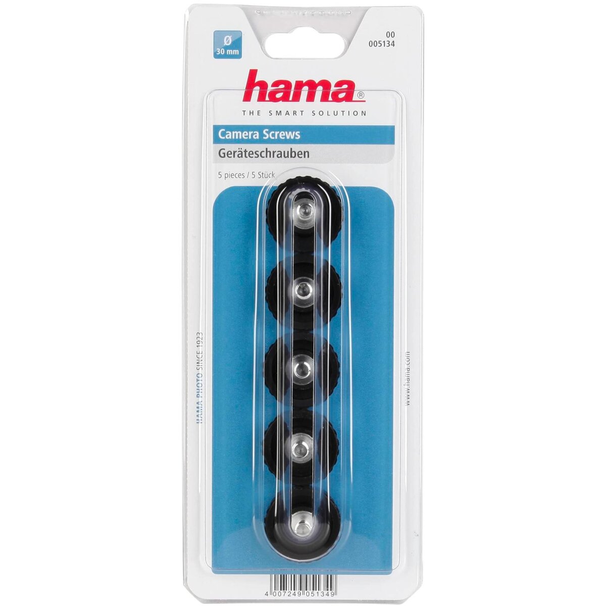 Camera Screws 11 mm 1/4  (5 pcs)              5134