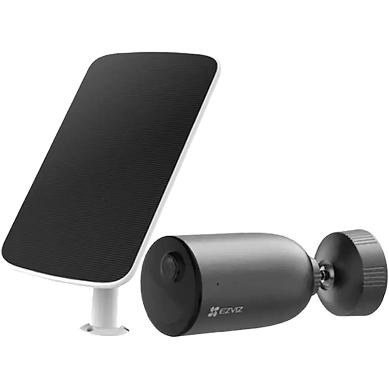 Camera Supraveghere CS-EB3 4G Exterior Camera with battery and solar panel (2K, 4GA, 5W), Grey