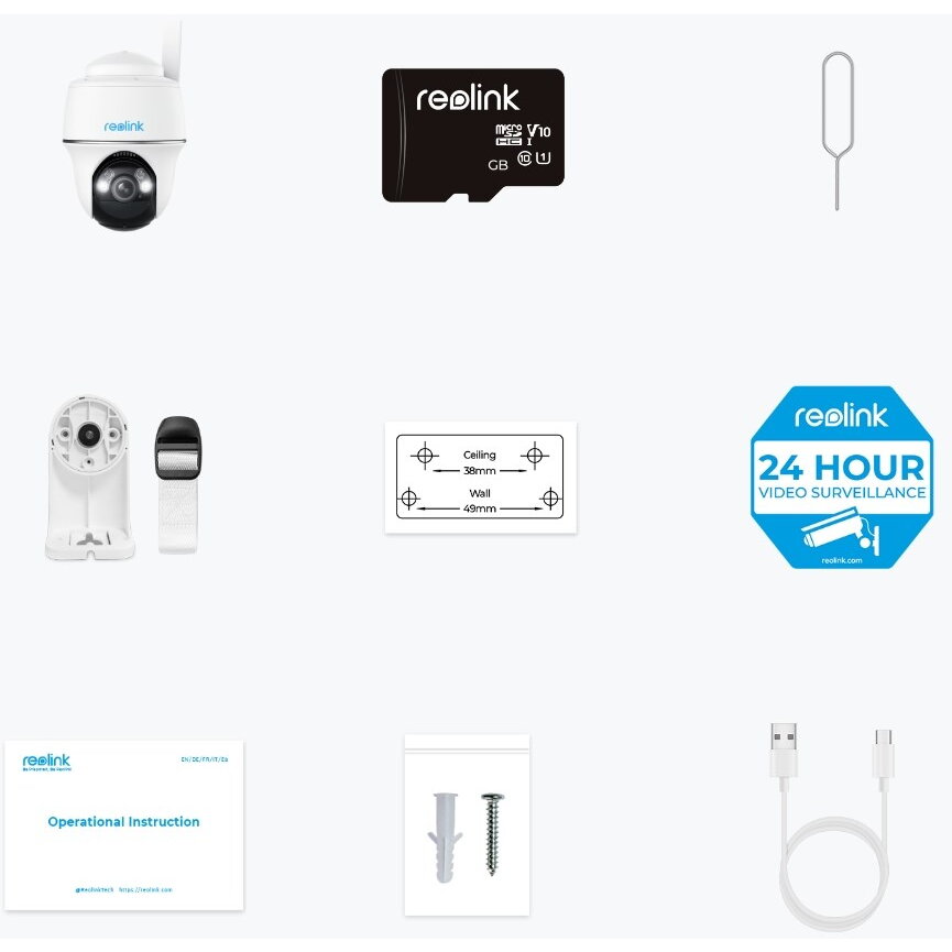 Camera Supraveghere Go Series G430 - 5MP Exterior Battery Camera, 4G LTE Network, Person/Vehicle/Animal Detection, 355° Pan & 140° Tilt