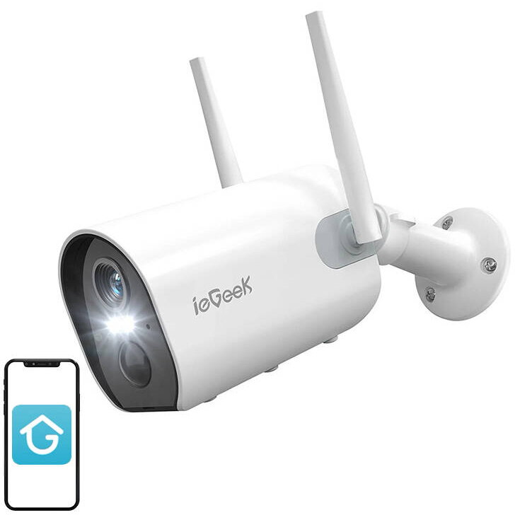 Camera Supraveghere Wireless WiFi Exterior ZS-GX2S white 5200mAh