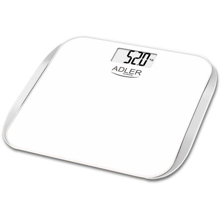Cantar corporal AD 8164 Electronic postal Square Silver,White