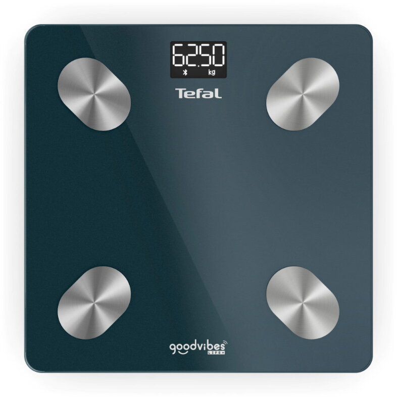 Cantar inteligent Goodvibes Life+ BM9620S1, 10 indicatori de masurare, greutate maxima 180KG, albastru