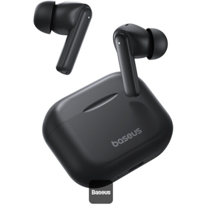 Casti Bluetooth Casti Fara Fir, Bluetooth 5.3, ENC - Baseus Bowie E17 (A00072200113-Z1) - Black