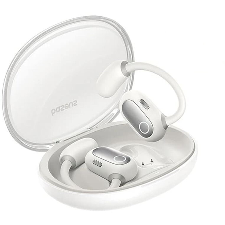 Casti Bluetooth Casti Fara Fir True Wireless, Bluetooth 5.3, 380mAh - Baseus PM20A (A00064400221-00) - Stellar White