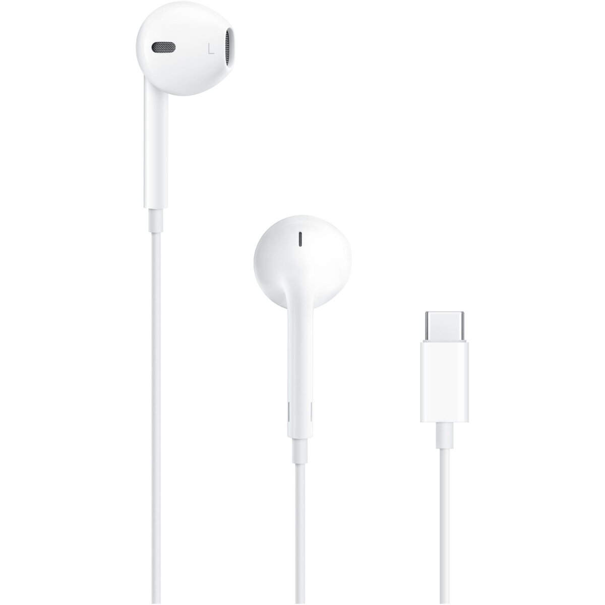 Casti Cu Fir EarPods Intraauriculare Microfon Alb