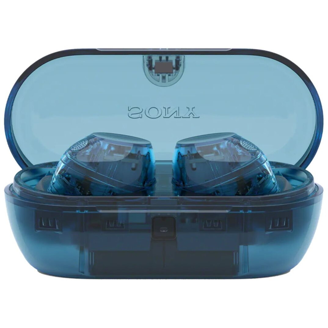 Casti Bluetooth WF-C710N Truly Wireless Noise Cancelling Earbuds, Glass Blue