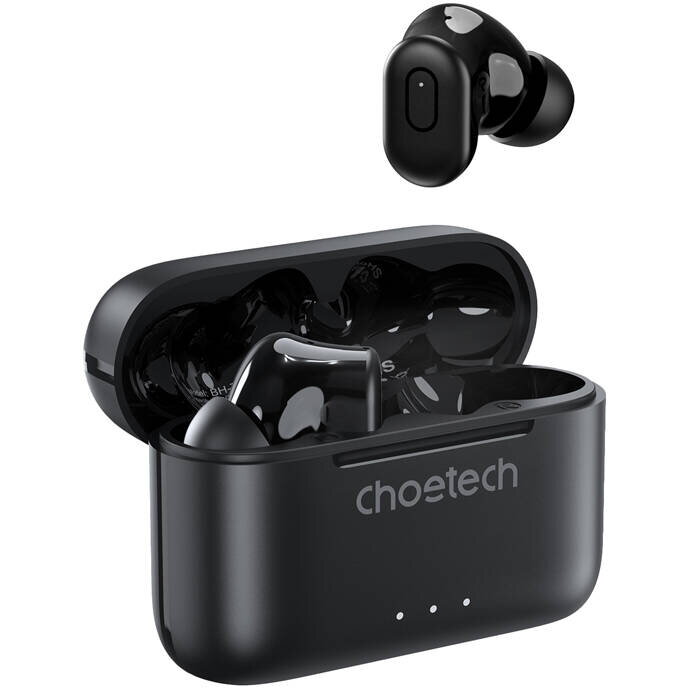 Casti Bluetooth Wireless Earphones TWS Choetech BH-T15 ANC+ENC (black)