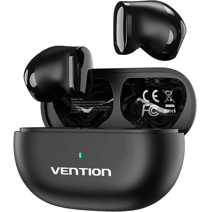Casti Bluetooth Wireless Earphones TWS Vention NBLB0 Earbuds T12 (black)