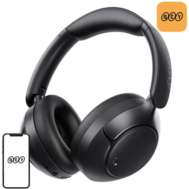 Casti Bluetooth Wireless headphones QCY H3 pro ANC (black)