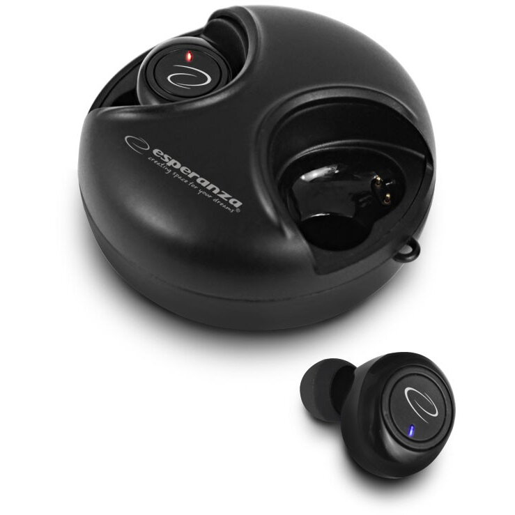 Casti Bluetooth Aries EH228K TWS Touch Control Negru