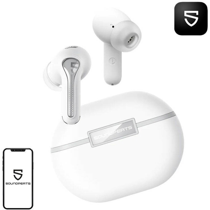 Casti Earphones Soundpeats Capsule3 PRO, ANC (white)