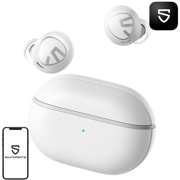 Casti Earphones TWS Soundpeats Free2 Classic (white)
