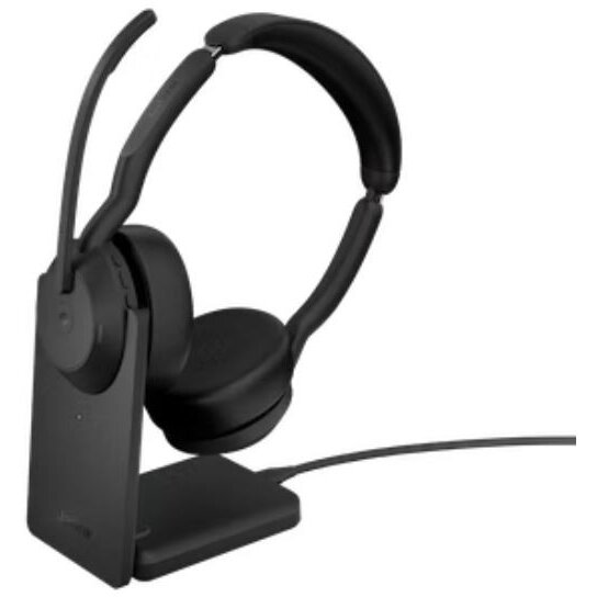 Casti Evolve2 55 LINK380C 390C MS Stereo Stand Negru