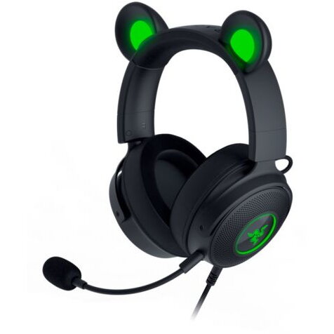 Casti Gaming Kraken Kitty RGB Cablu 2m 32Ω 20000kHz Negru