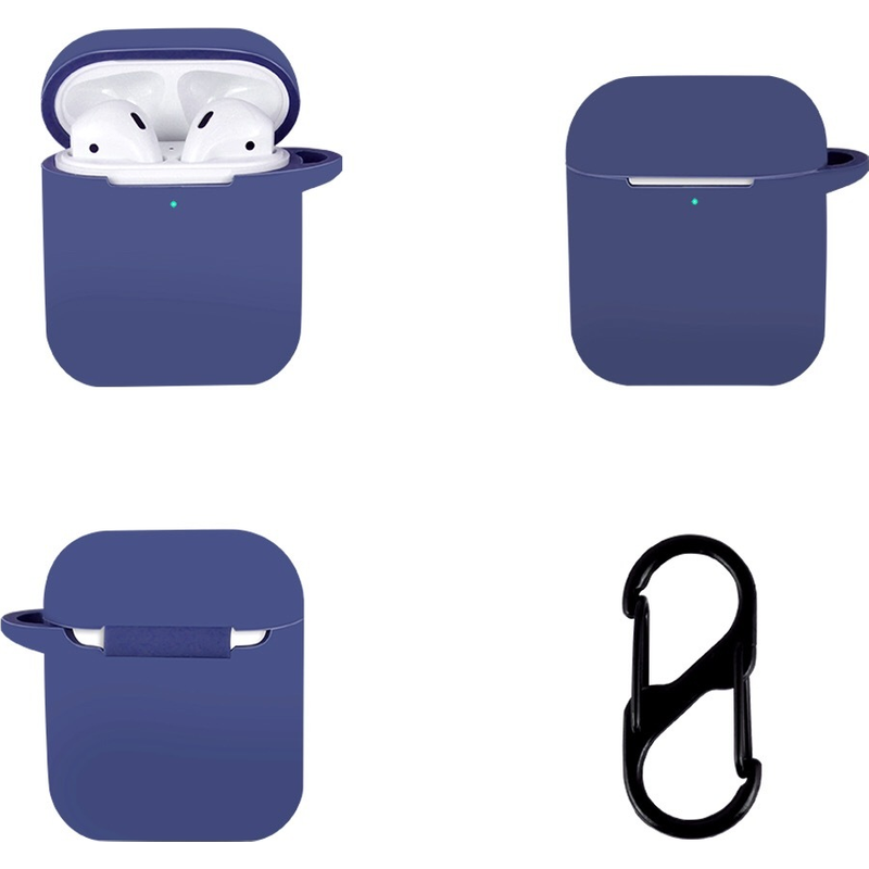 Casti Husa AirPods AirBox Navy Blue