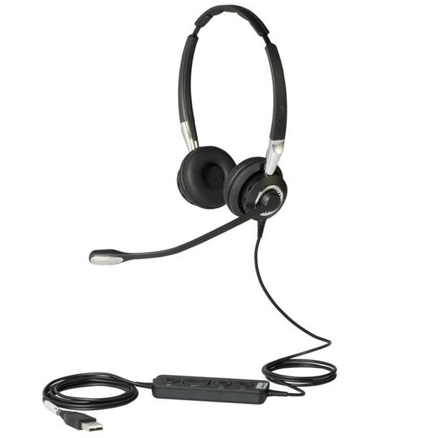 Casti Bizz 2400 II QD Stereo Duo NC Black Silver