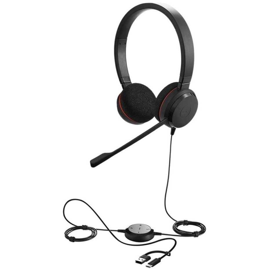 Casti Evolve 20 SE Stereo Negru