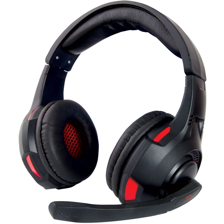 Casti Over-Head EGH370 Headset Head-band Black,Red