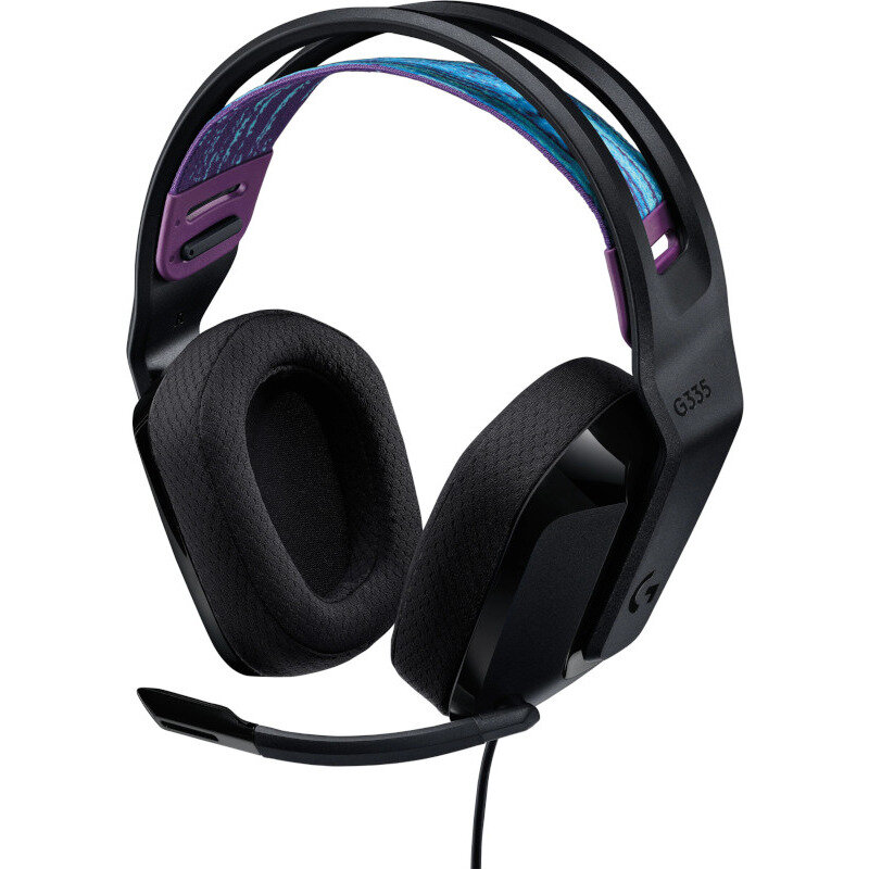 Casti Gaming G335 Minijack 3.5mm Multiplatforma Negre