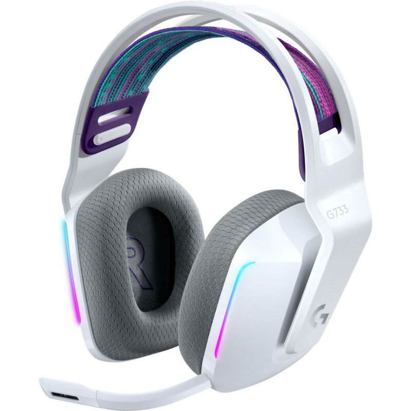 Casti Wireless Gaming G733 RGB White