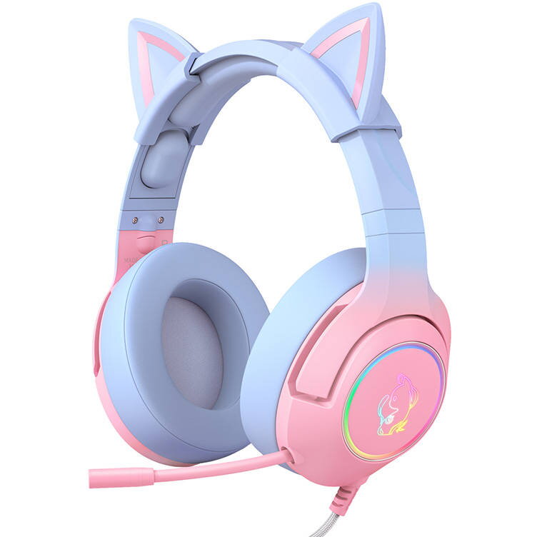 Casti Over-Head Gaming K9 Pink/Blue