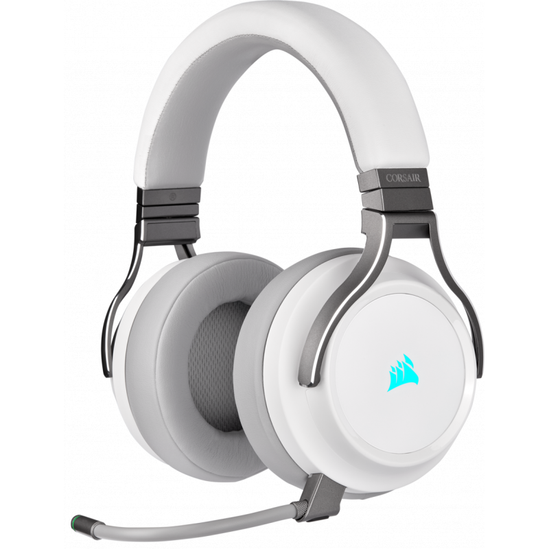 Casti Over-Head Gaming Virtuoso RGB White Wireless