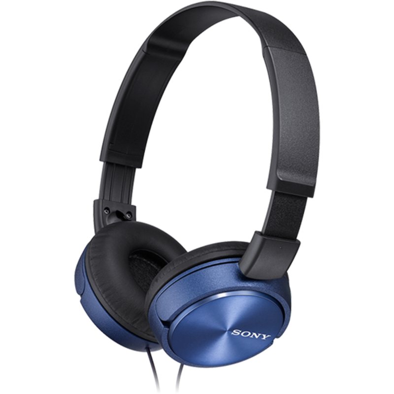 Casti MDRZX310L Cu fir 24 Ohm Blue