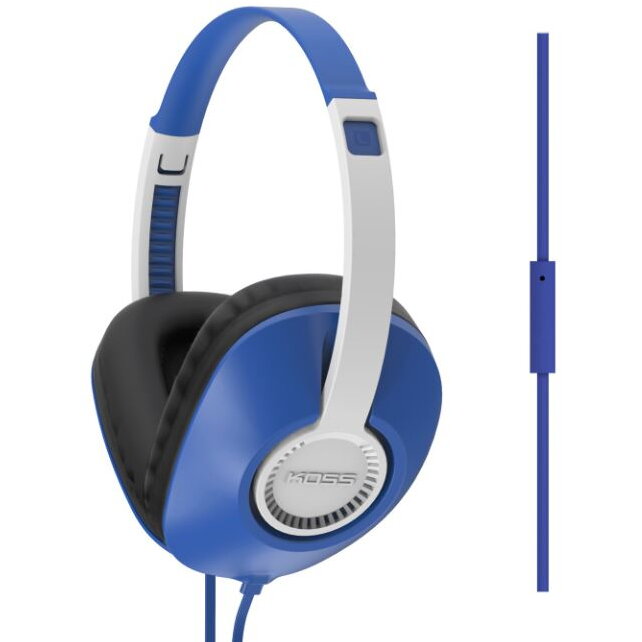 Casti Over-Head UR23iB Headphones, Over-Ear, Wired, Microphone, Blue