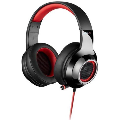 Casti Gaming V4 Negru / Rosu