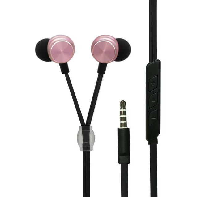 Casti Stereo-Headset Luxury - rosé Zipper-Style