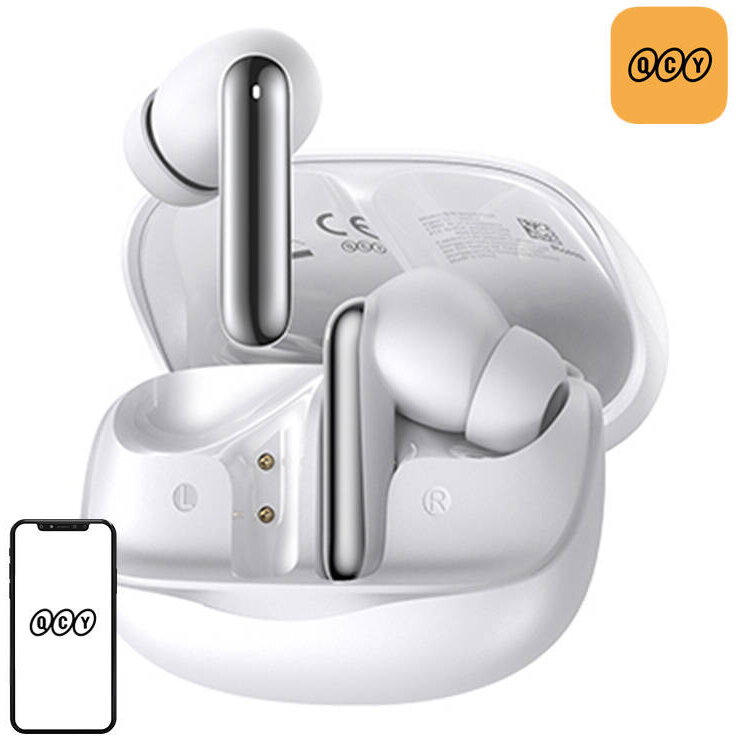 Casti TWS headphones QCY MeloBuds HT12 (white)