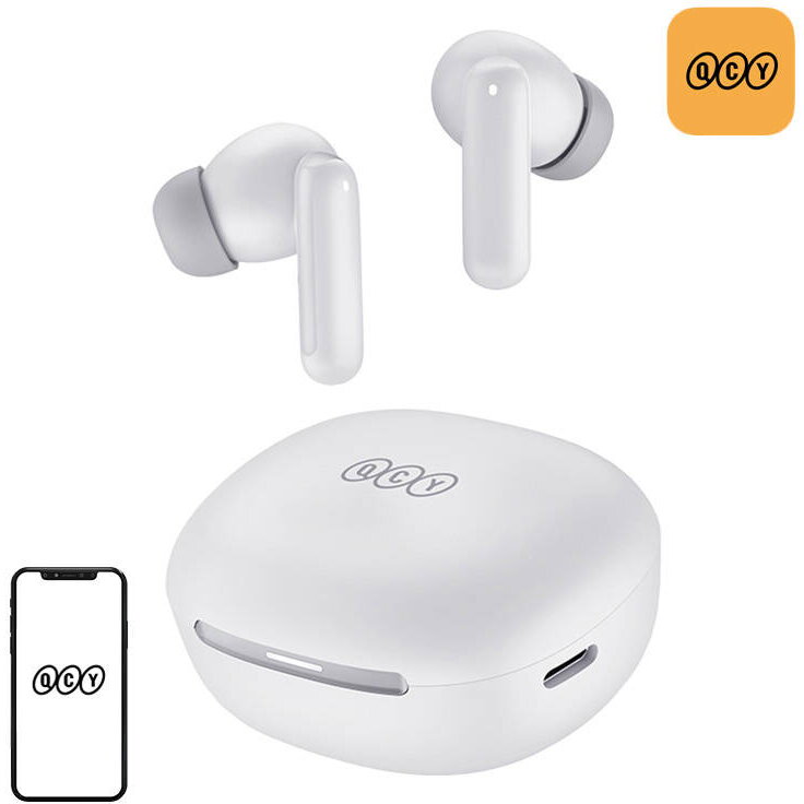 Casti TWS headphones QCY MeloBuds HT16 (white)