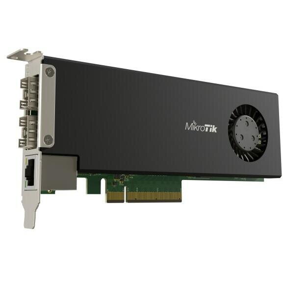 CCR2004-1G-2XS-PCIe PCIe Card 2x SFP28 1x RJ45 1000Mb/s L6