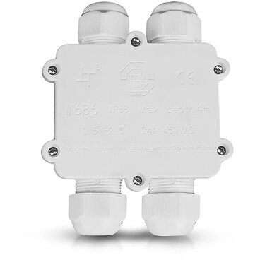 CONECTOR TERMINAL 4PINI 8-12MM IP68 - ALB