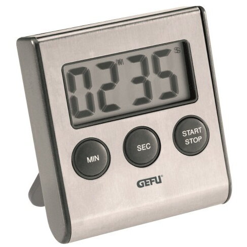 CONTARE Digital kitchen timer Black, Stainless steel