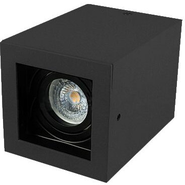 CORP ILUMINAT MONTAJ PERETE SOCLU GU10 PATRAT NEGRU