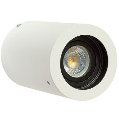 CORP ILUMINAT MONTAJ PERETE SOCLU GU10 ROTUND ALB