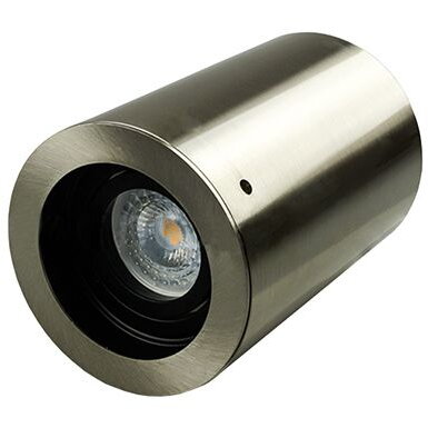 CORP ILUMINAT MONTAJ PERETE SOCLU GU10 ROTUND NICHEL SATINAT