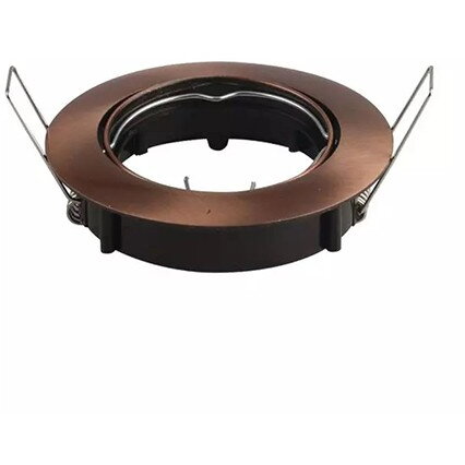 CORP SPOT ROTUND GU10 BRONZE