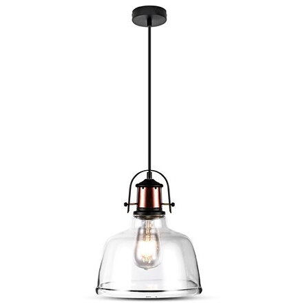 CORP SUSPENDAT PENTRU ILUMINAT MAX 60W IP20 ALUMINIU, NEGRU