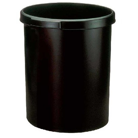 Cos de birou pentru hartii, 18 litri, HAN Grip - negru