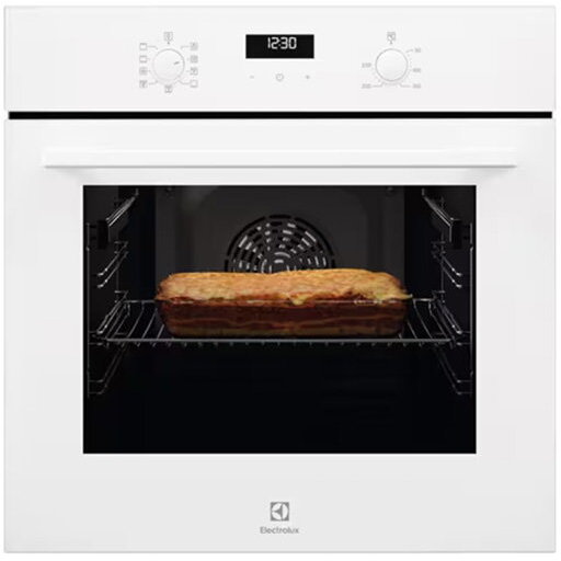 Cuptor incorporabil Electrolux EOF5F50BV, 65 l, Autocuratare catalitica, Timer electronic, SurroundCook, Clasa A, Alb