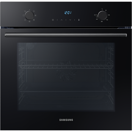 Cuptor incorporabil Samsung NV68A1140BK/OL, Electric, 68 l, Autocuratare catalitica, True convection, Clasa A, Negru